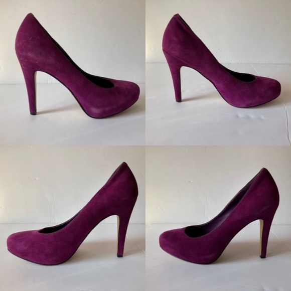 Jessica Simpson Suede Raspberry Pumps - Picture 3 of 7